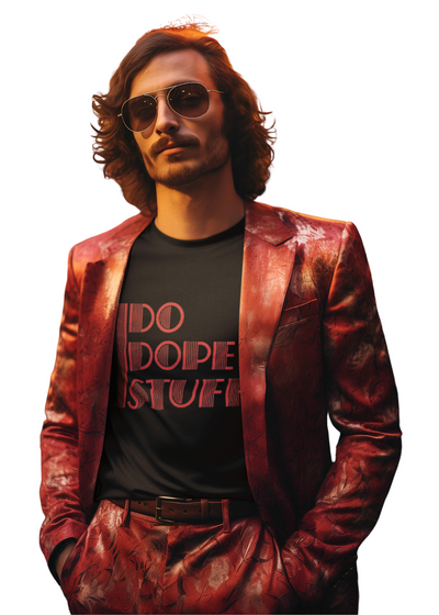 I Do Dope Stuff Motivational Tee - Red