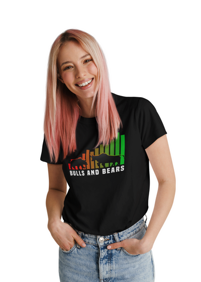 BULLS AND BEAR WOMEN'S SHORT SLEEVE T-SHIRT