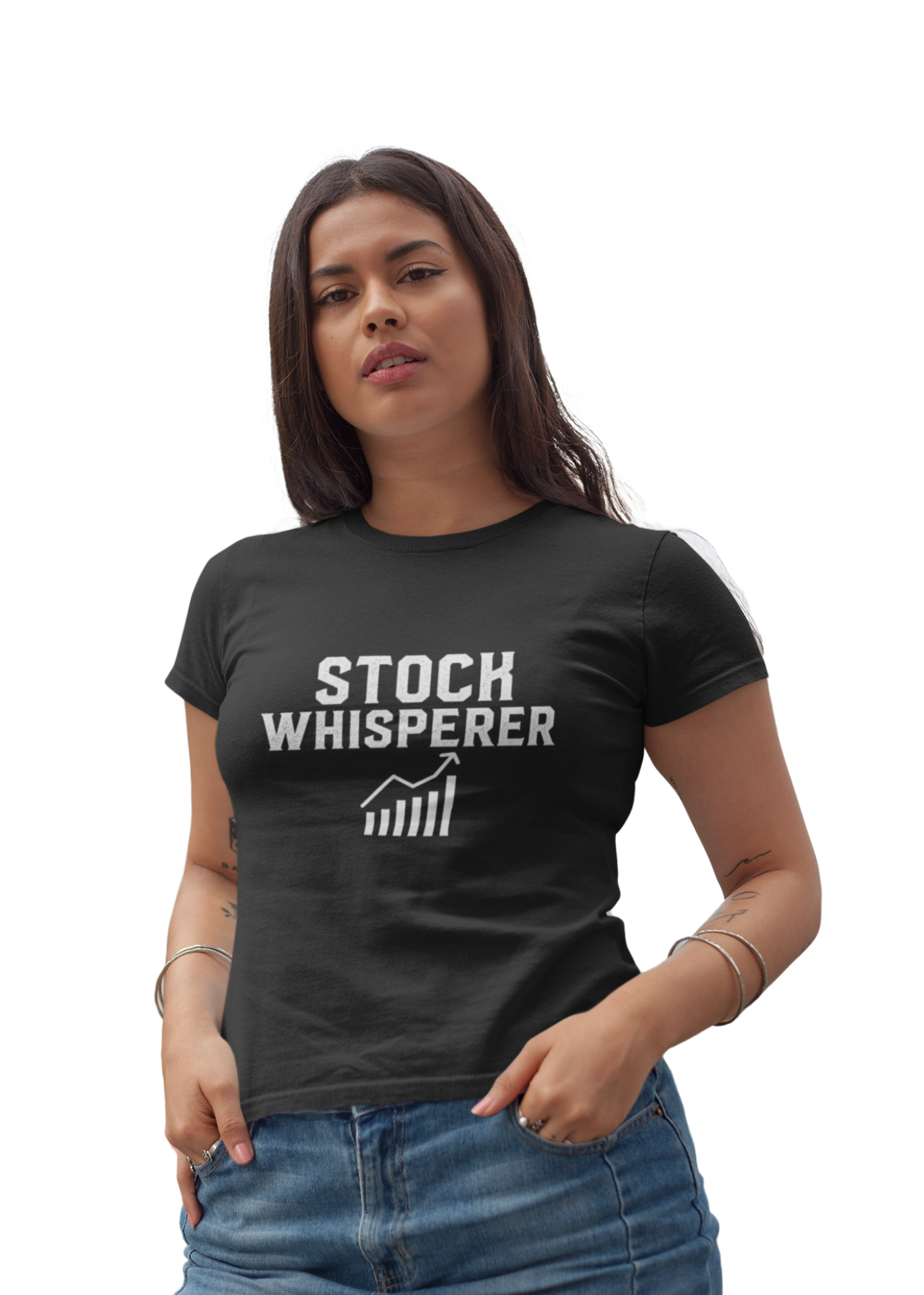 STOCK WHISPERER WOMEN'S SHORT SLEEVE T-SHIRT
