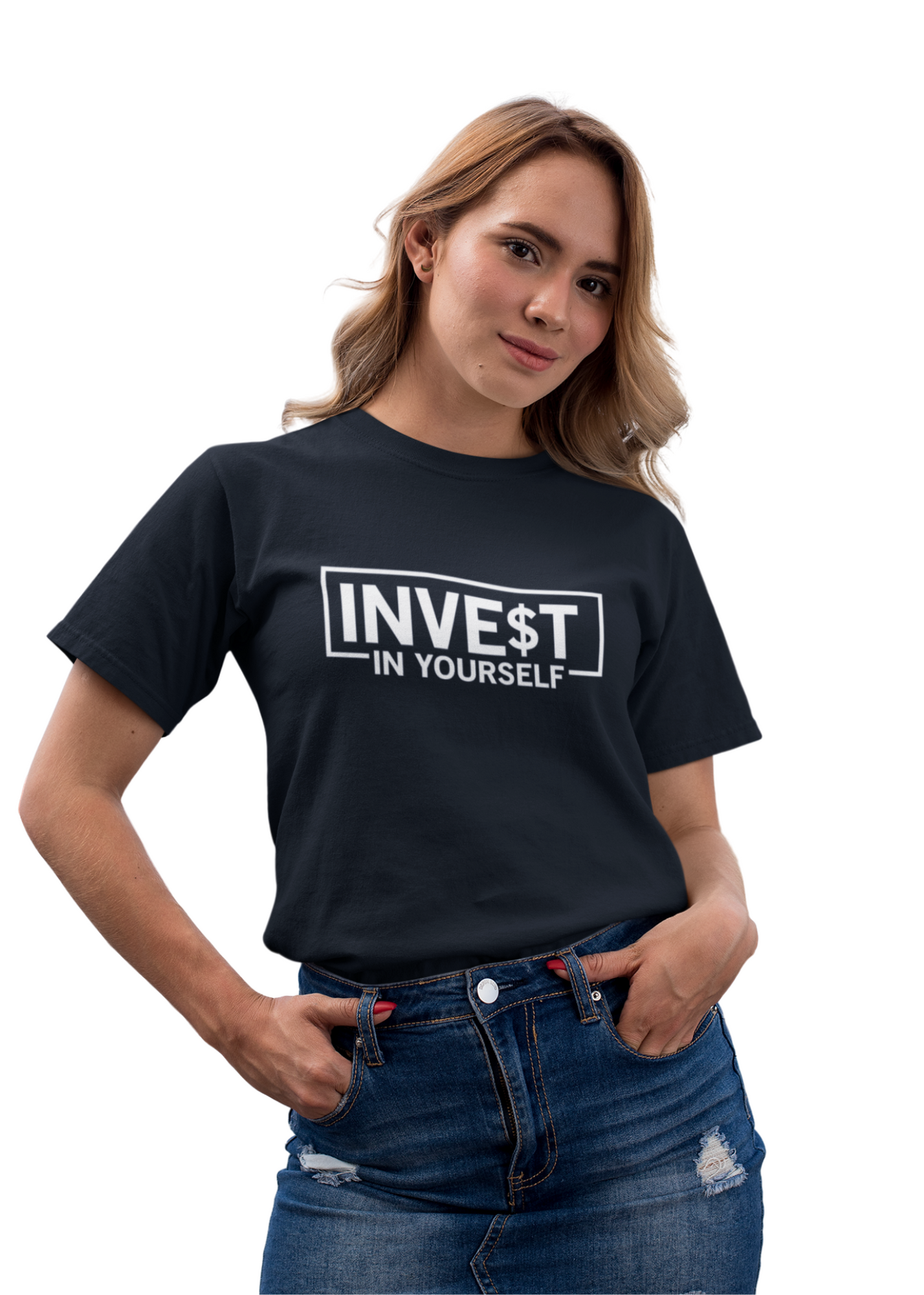 INVEST IN YOURSELF WOMEN'S SHORT SLEEVE T-SHIRT