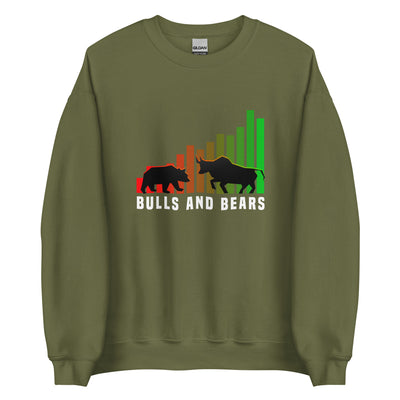 BULLS AND BEARS UNISEX SWEATSHIRT