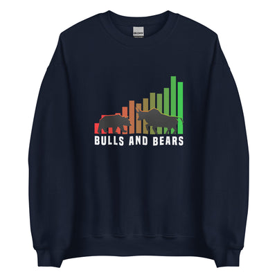 BULLS AND BEARS UNISEX SWEATSHIRT